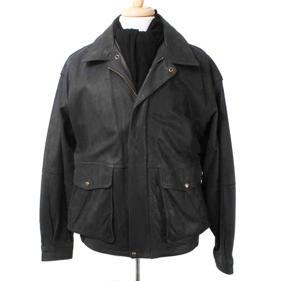 Timberland Other - TIMBERLAND Men's Genuine Leather Full Zip Jacket